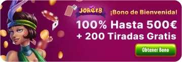 Bonos en Joker8 Casino
